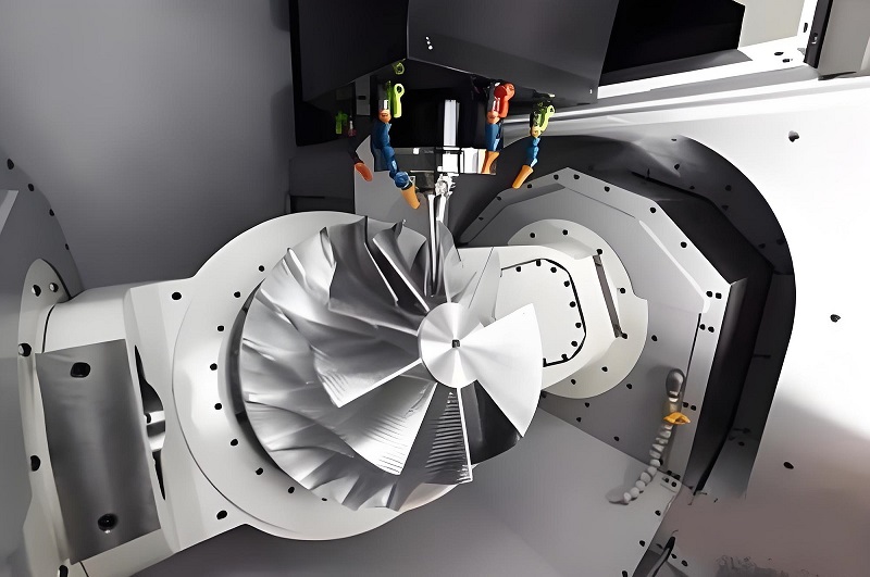 五轴加工中心加工叶轮